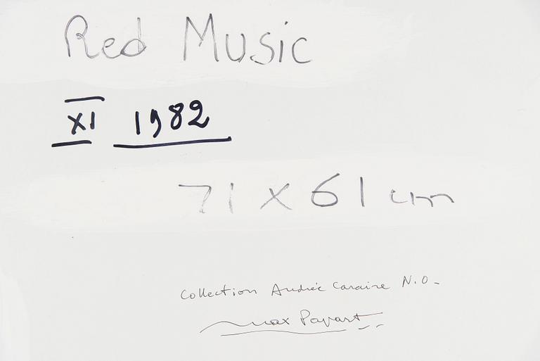 Max Papart, "Red Music".