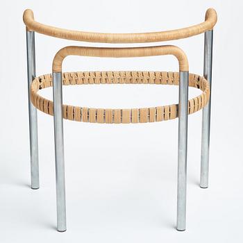 Poul Kjaerholm, a "PK 12" chair, edition E Kold Christensen, Denmark ca 1962.