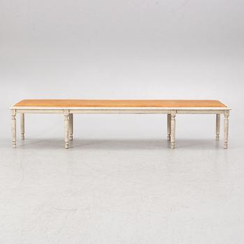 Bench, Gustavian style, second half of the 20th century.