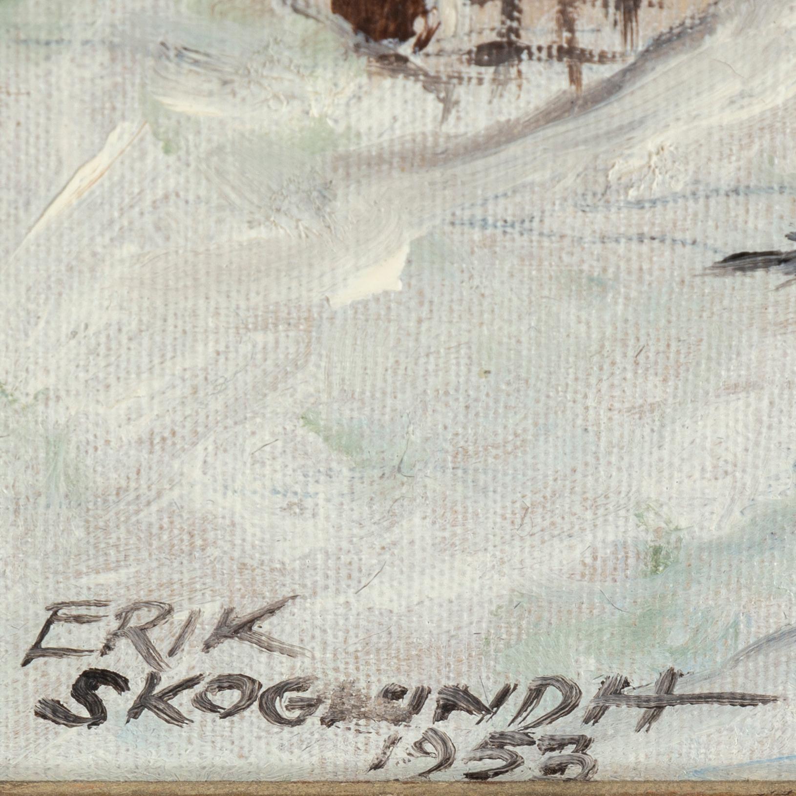 ERIK SKOGLUNDH, oil on canvas, signed and dated 1952.