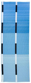 Irma Kukkasjärvi, ridå / tygrulle, 1990. Ca 130 × 350 cm.