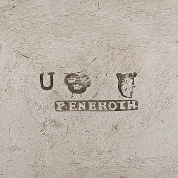 Petter Eneroth, bägare, silver, Stockholm 1778.