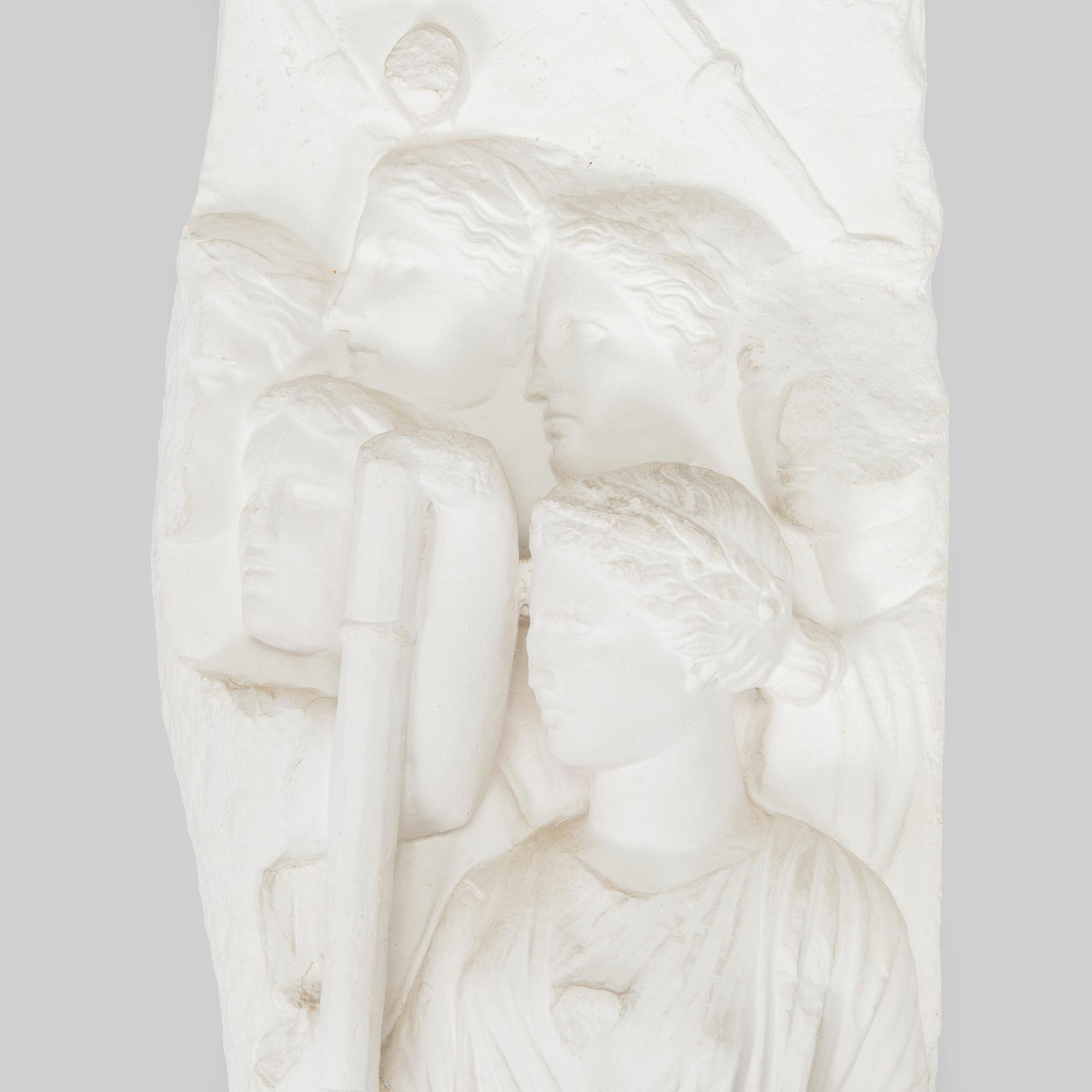 Reliefi, kipsiä, 1900-luvun loppu.