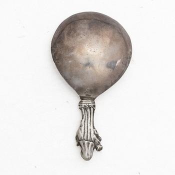 Spoon, silver, probably Scandinavia, 18th/19th century.