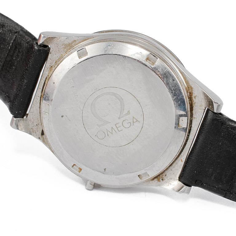 HERRARMBANDSUR, stål, Omega Geneve, 1900-talets senare del.