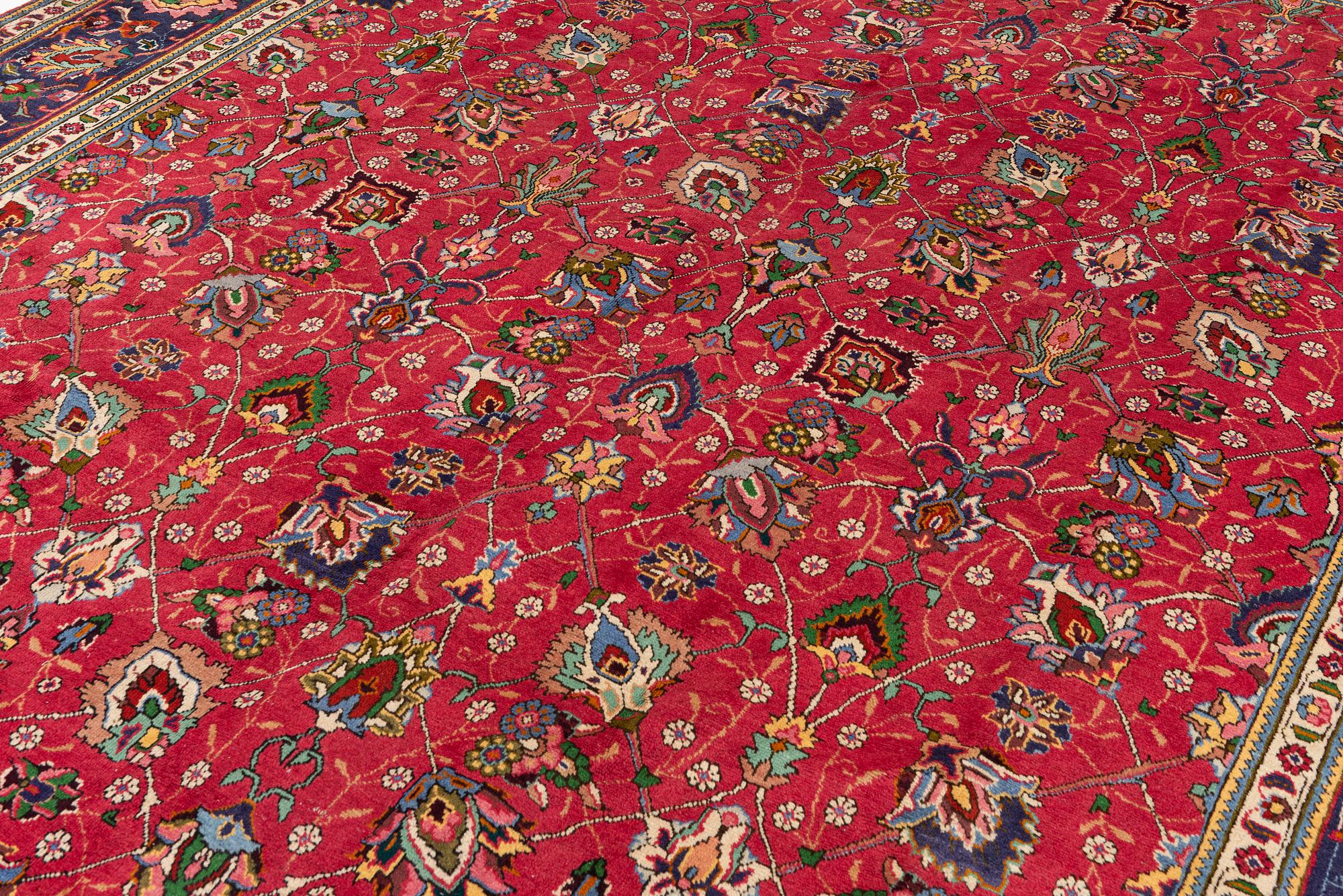 Rug, Tabriz, approx. 385 x 300 cm.