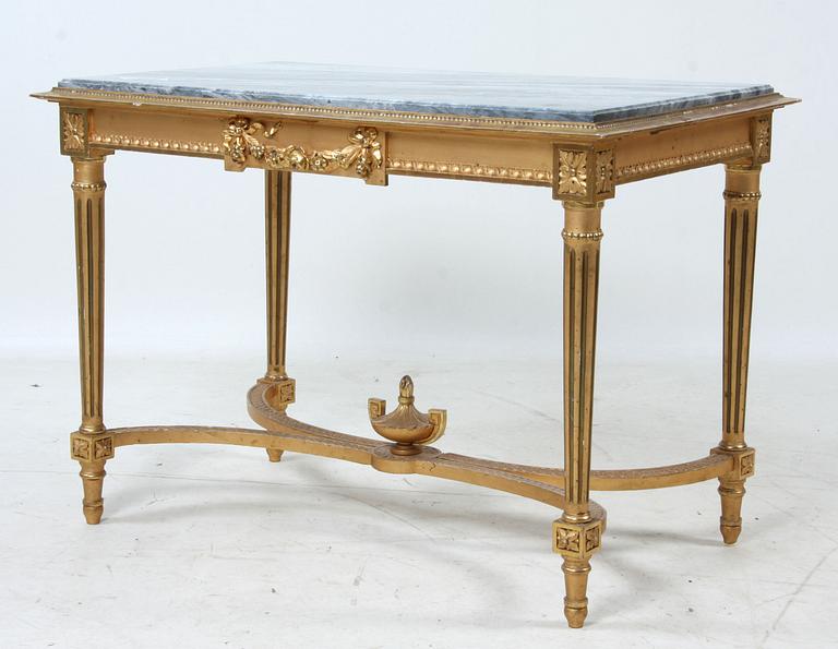 SALONGSGRUPP, 10 delar, Louis XVI-stil, 1900-tal.