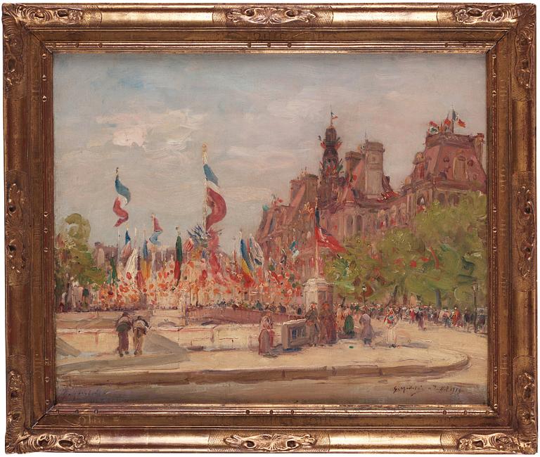 Gustave Madelain, "Paris 14 juli".