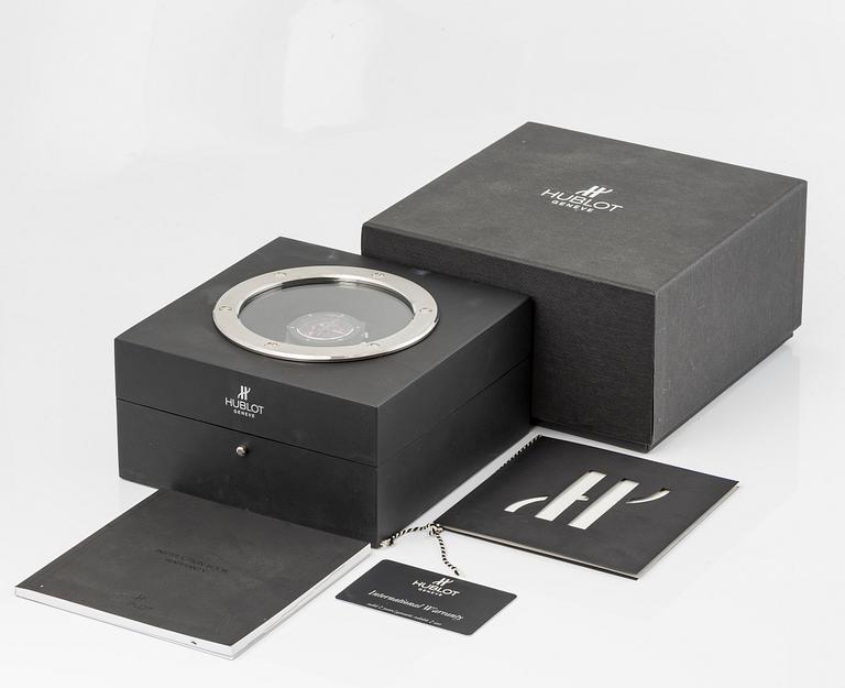 Hublot, Big Bang, Aero Bang Orange, "Limited Edition", Skeleton, chronograph, wristwatch, 44 mm.