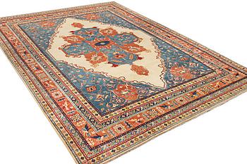 A Kazak carpet, c. 402 x 297 cm.