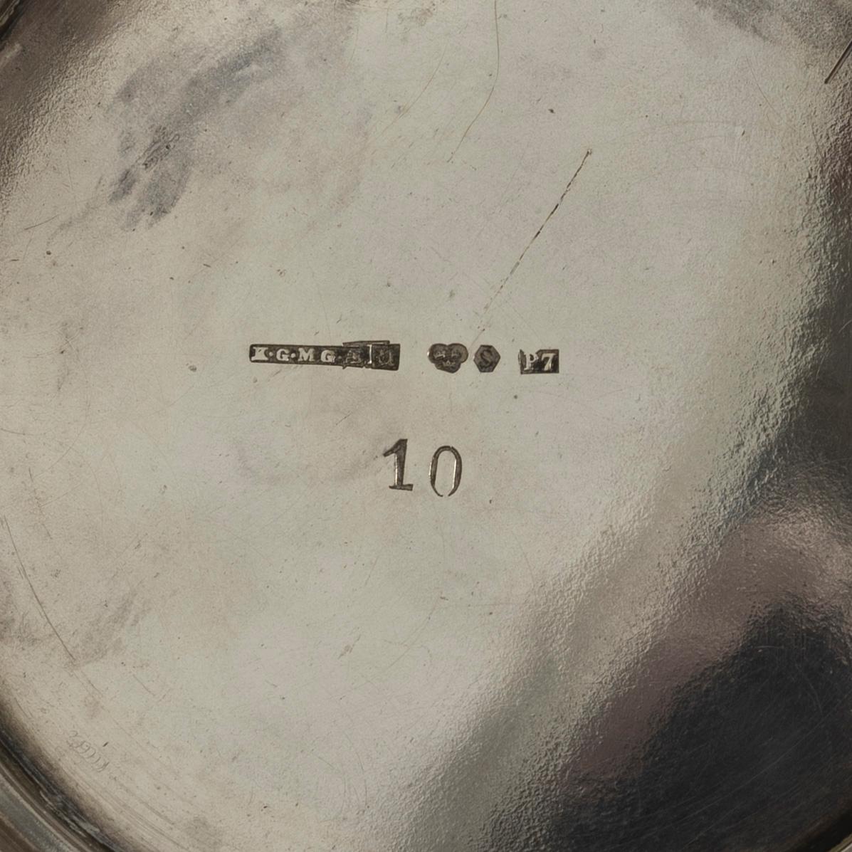 Bägare, 2 st, silver, KG Markströms Uppsala 1917 resp GAB Stockholm 1939.