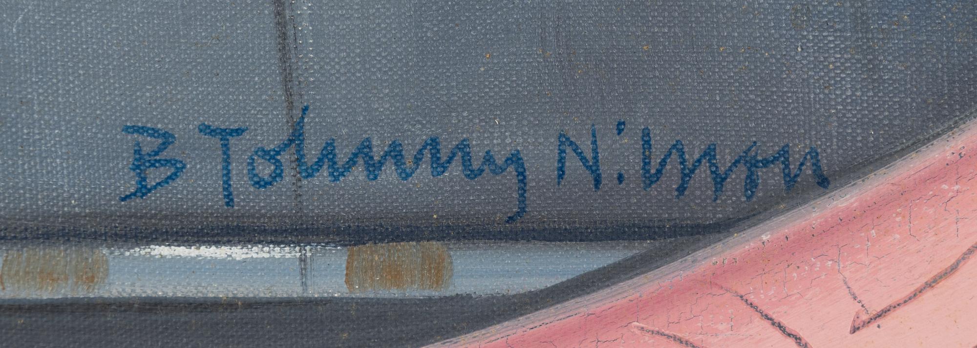 Bert-Johnny Nilsson, oil on canvas, signed.