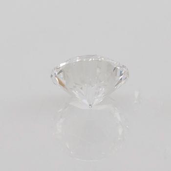 GIA certified round brilliant-cut diamond approx. 0.71 ct D/VVS2.