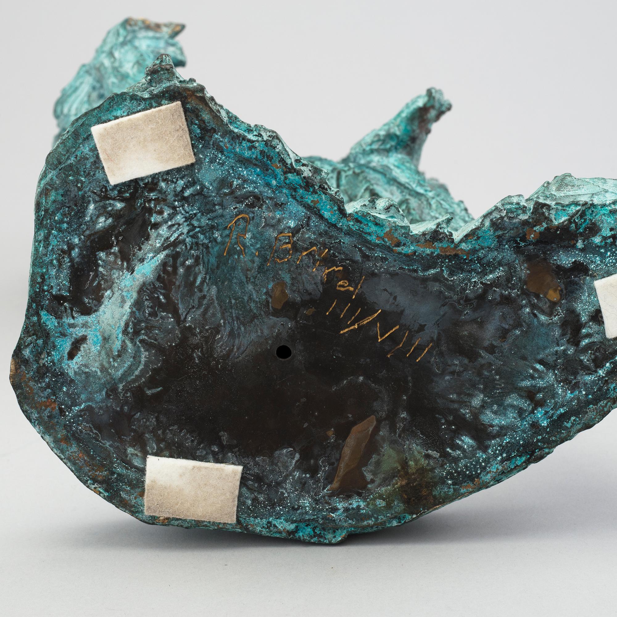RICHARD BRIXEL, skulptur, brons, signerad R. Brixel och numrerad III/VIII.