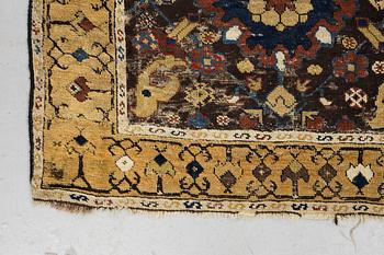 A carpet, fragment, an antique Karabagh 18th century, ca 293-300,5 x 202,5-205,5 cm.