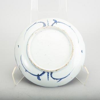 A Chinese Ming dynasty Wanli porcelain dish.