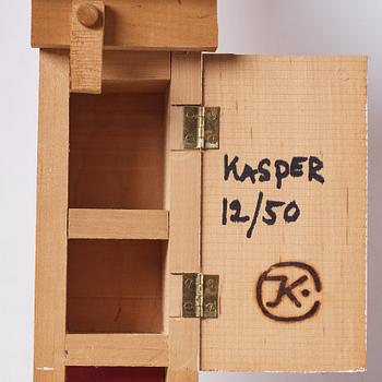 John Kandell, objekt/skåp "Kasper", ed. 12/50, Källemo, efter 1989.