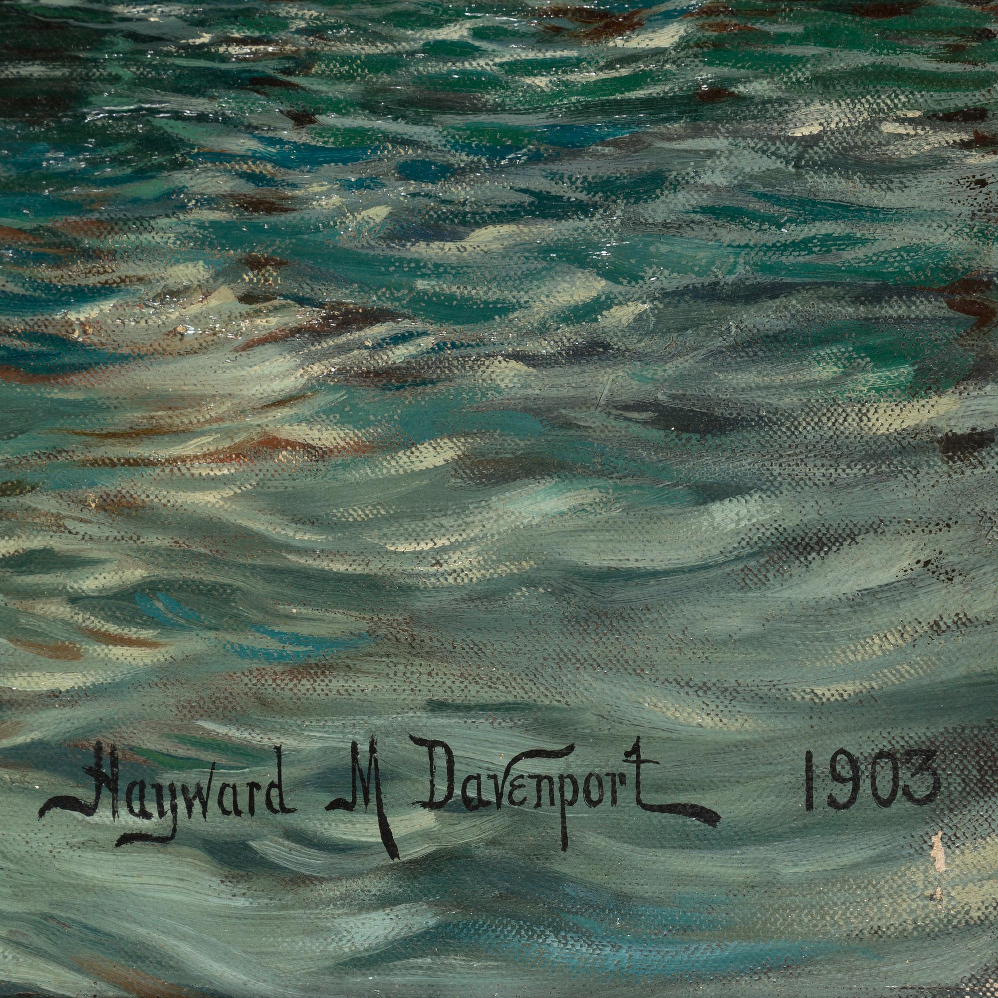 HAYWARD M DAVENPORT, oil on canvas, signed and dated 1903.