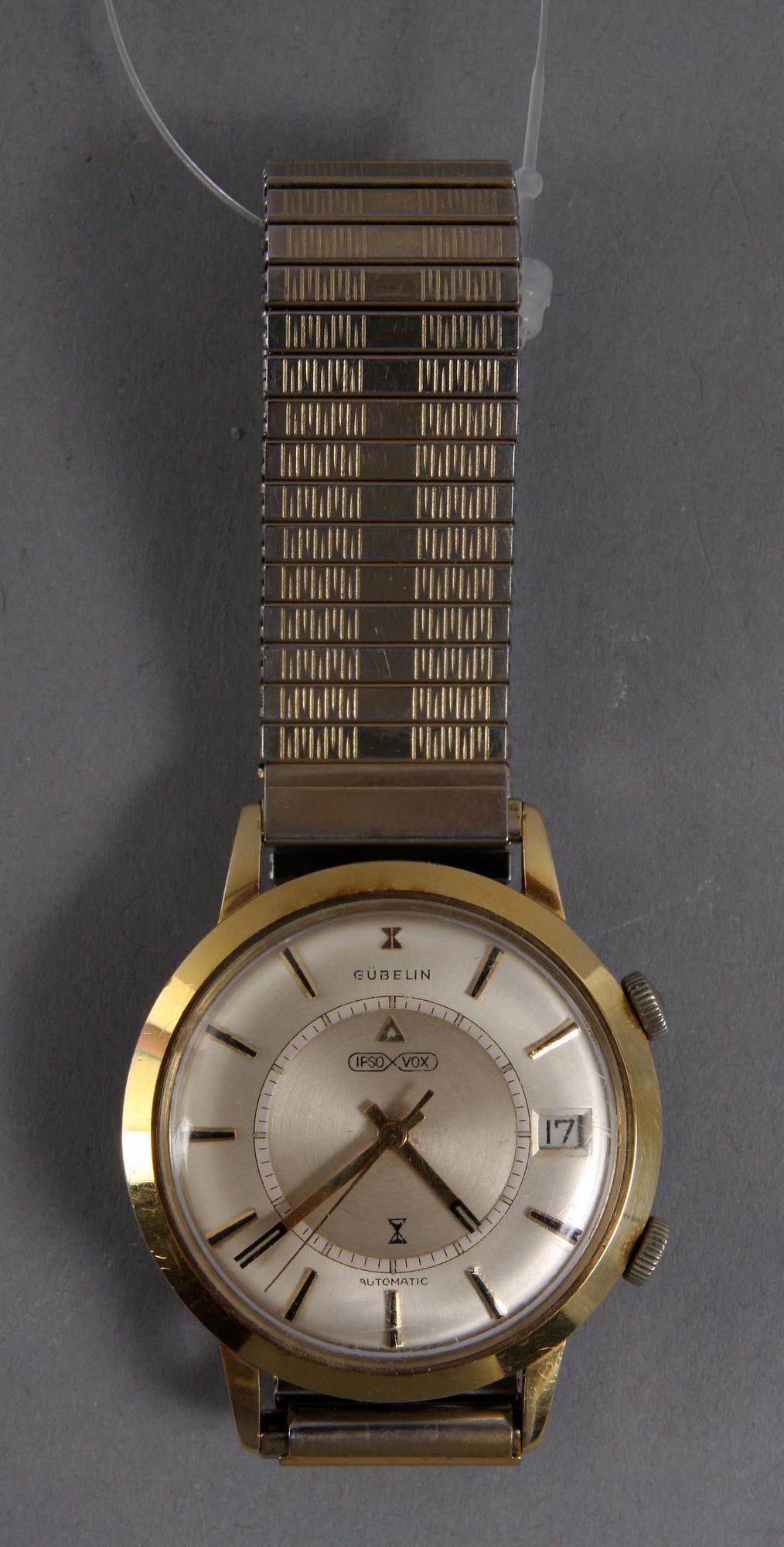 HERRARMBANDSUR, Gübelin Automatic, omkr 1970.