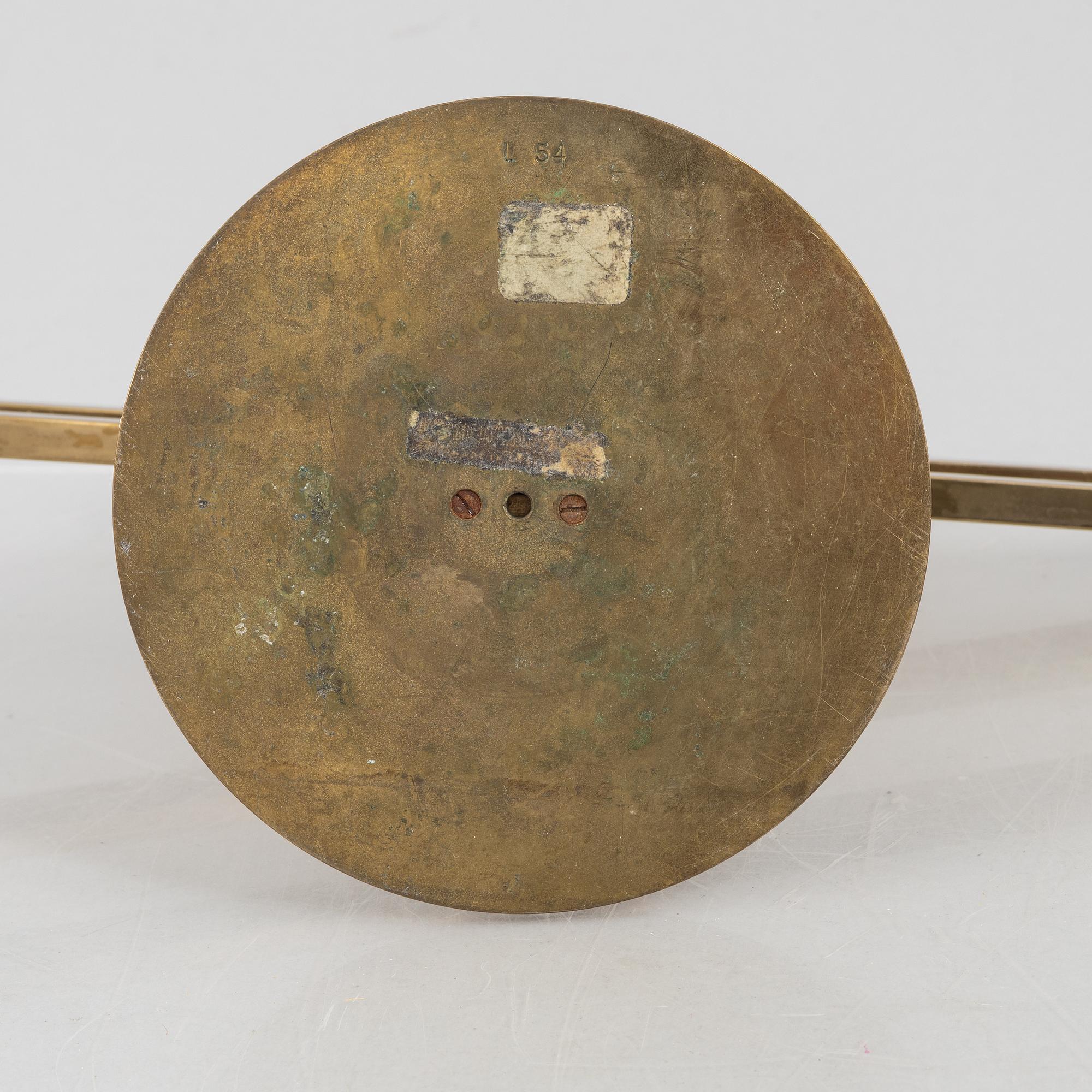 Hans-Agne Jakobsson, a model L 54 candelabrum, Markaryd, mid-20th Century.