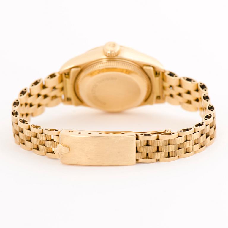 ROLEX, Datejust, 'Wood dial', wristwatch, 26 mm.