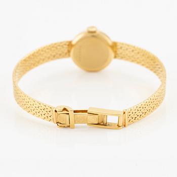 Certina, 18K gold, wristwatch, 17 mm.