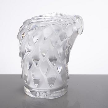 Lalique, brevpress/pappersvikt, "Tête d'Aigle", Frankrike, efter 1945.