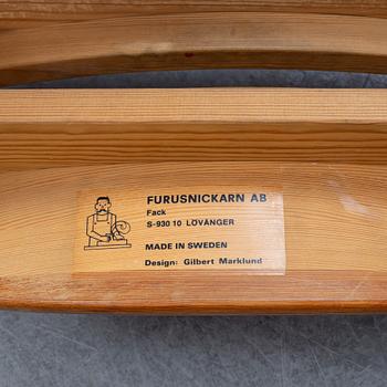 Gilbert Marklund, a pair of 'Jonte' chairs, designed 1969.