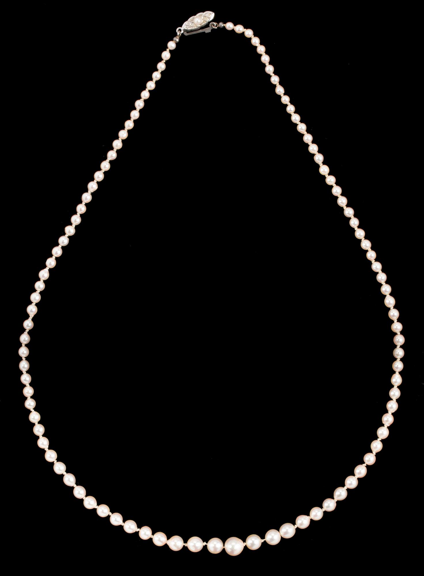 PÄRLCOLLIER, 1900-talets första hälft.