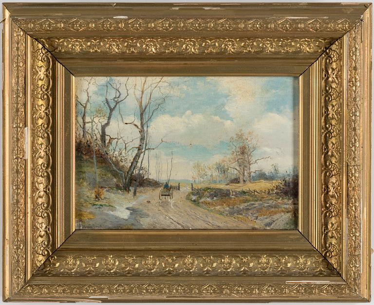 ALFRED BERGSTRÖM, olika on canvas, signed and dated -84..