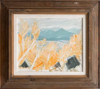 KALLE HEDBERG, olja på pannå.