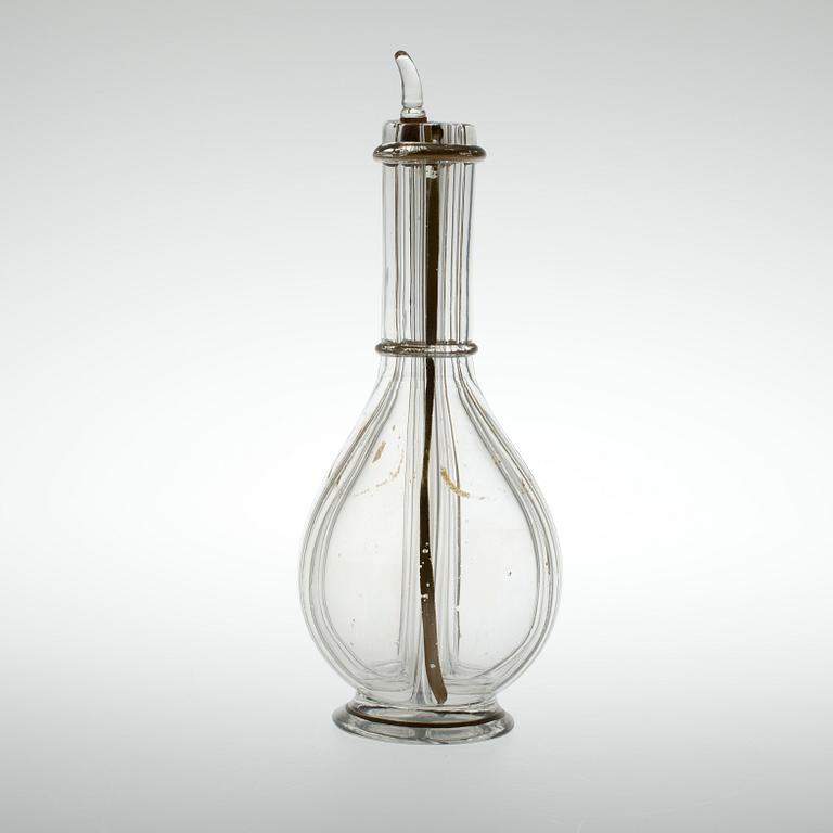 KARAFF, glas, 1800-talets andra hälft.