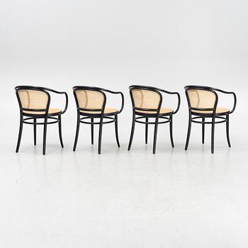 Michael Thonet, A set of four bent-wood and rattan 'No 30´chairs, TON.
