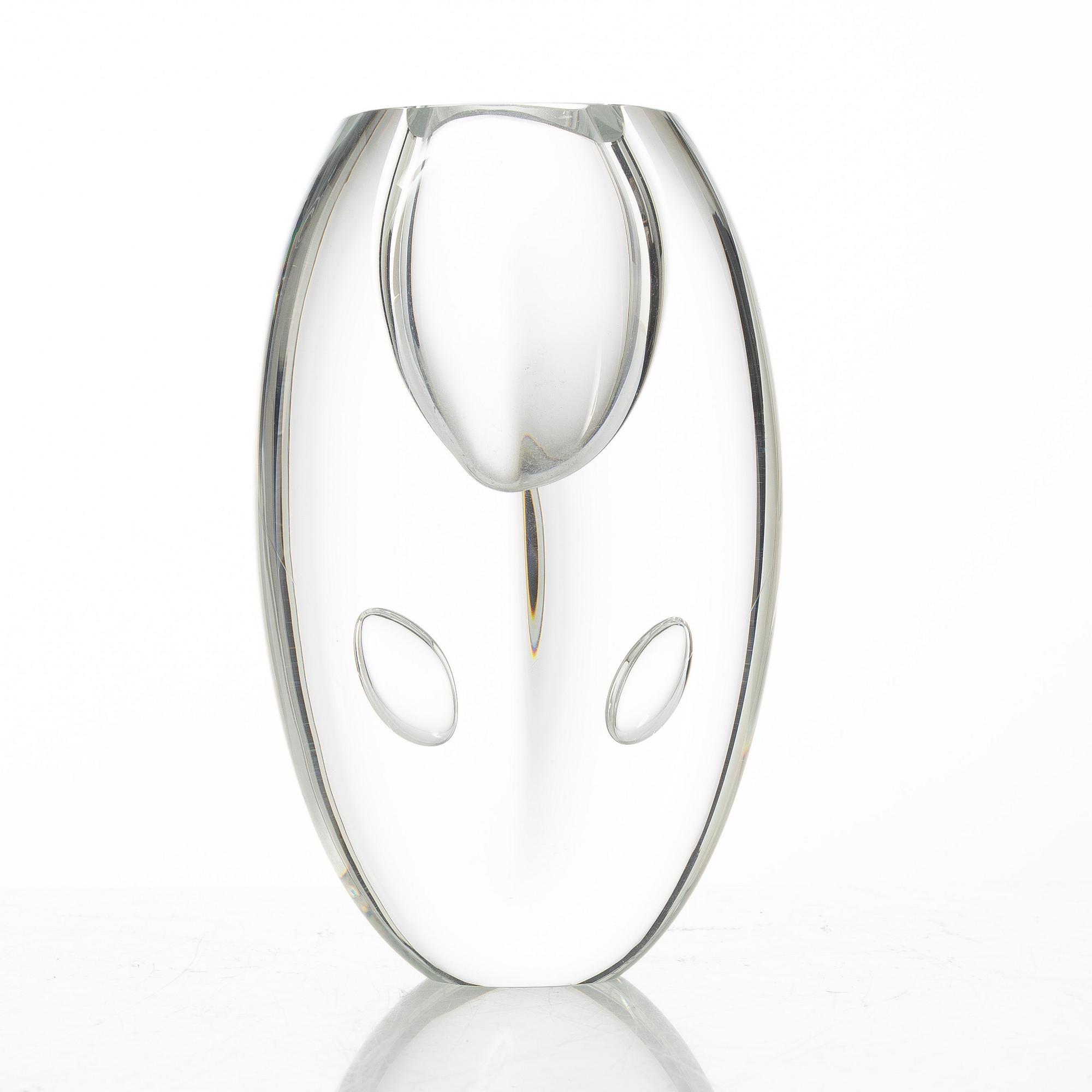 Timo Sarpaneva, glasskulptur, "Claritas" signerad Timo Sarpaneva Iittala 1984 C1767.