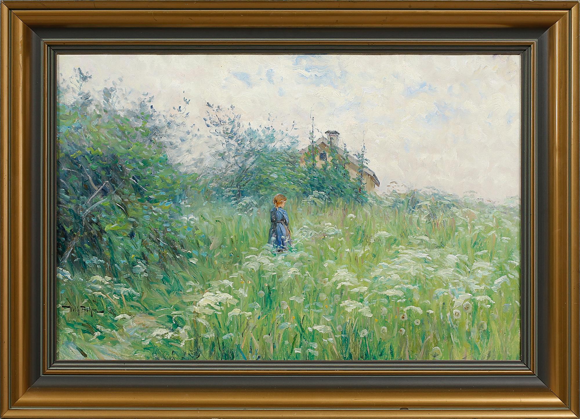 WILHELM BEHM, olja på duk, signerad.