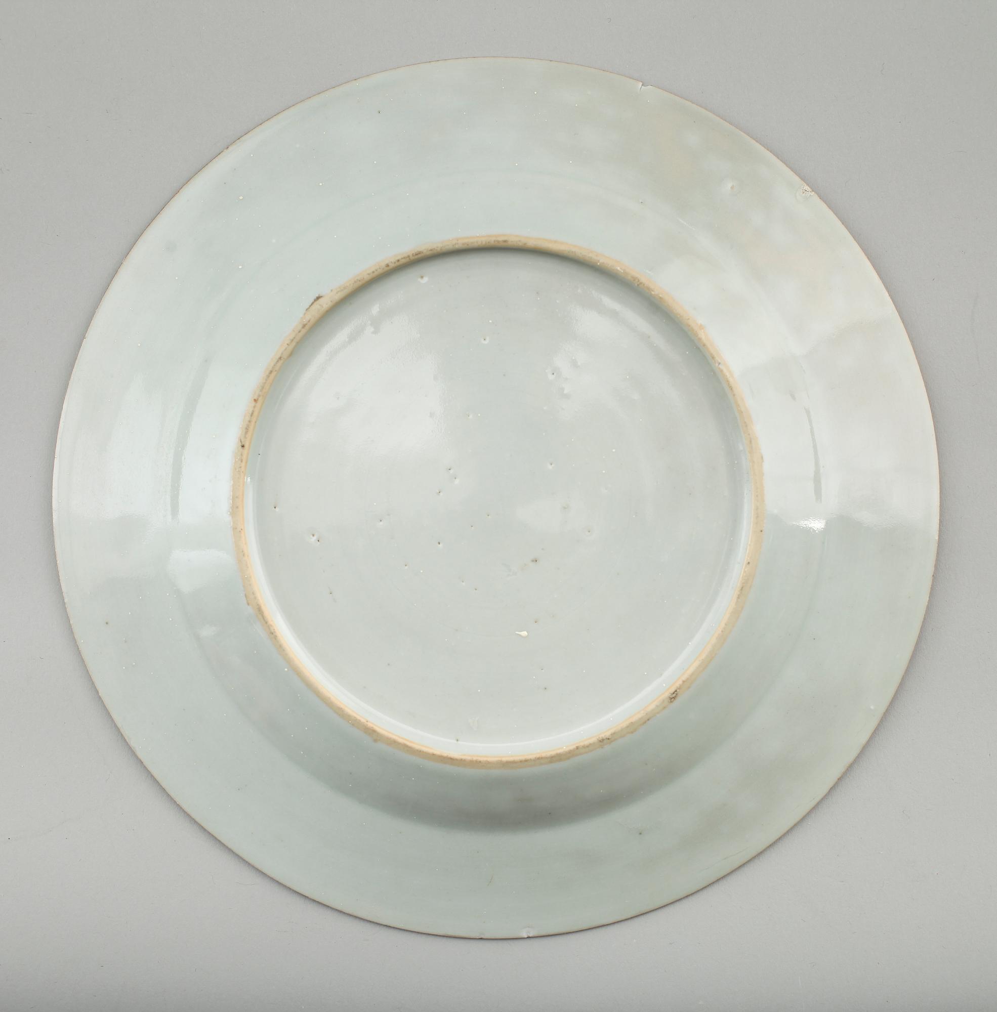 TALLRIKAR, 4 st, porslin, Kina, 1700-tal.