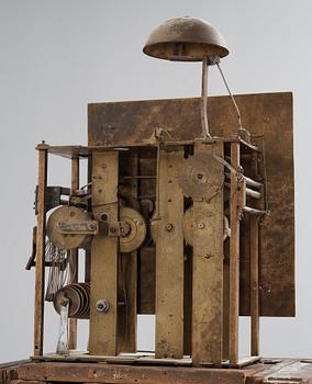 A Baroque late 17th century longcase clock by Johannes Fischer, probably Dutch.