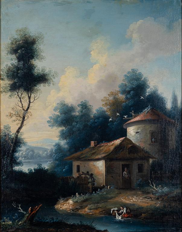 Unidentified artist, oil on canvas, France, circa 1800.
