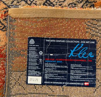 MATTA, efter Paul Klee, Ege Art Line, Danmark 1900-talets slut maskinvävd flossa ca 200 x 140 cm.