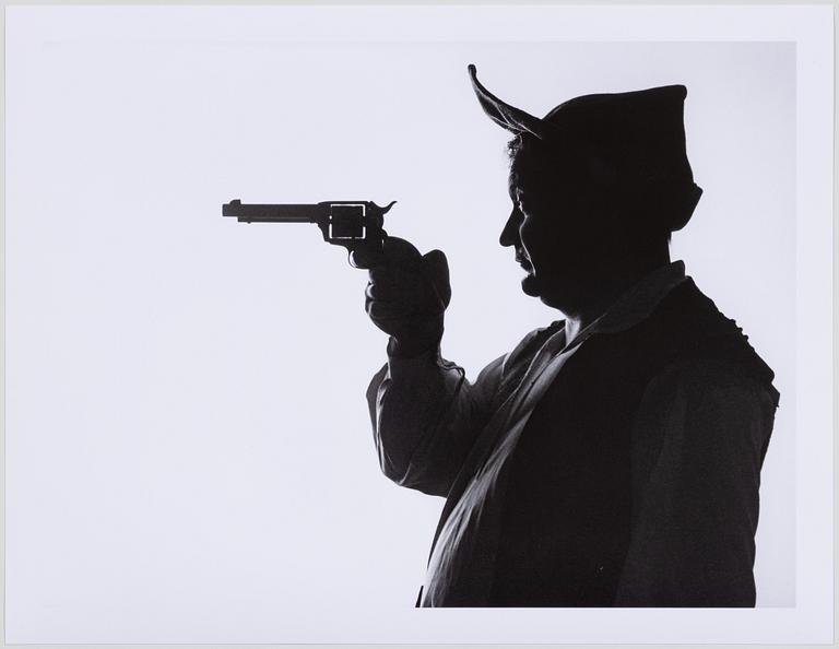 Per-Olow Anderson, "Carl-Gustaf Lindstedt during the filming of Wild West Story", 1964.