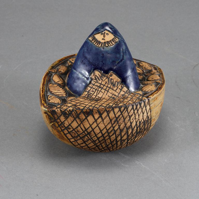 FIGURIN, stengods, Lisa Larson, Gustavsberg, formgiven 1958.