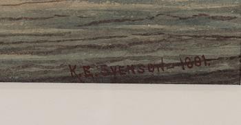 K. E. Svensson, Kanonbåt, möjligen "Skagul".