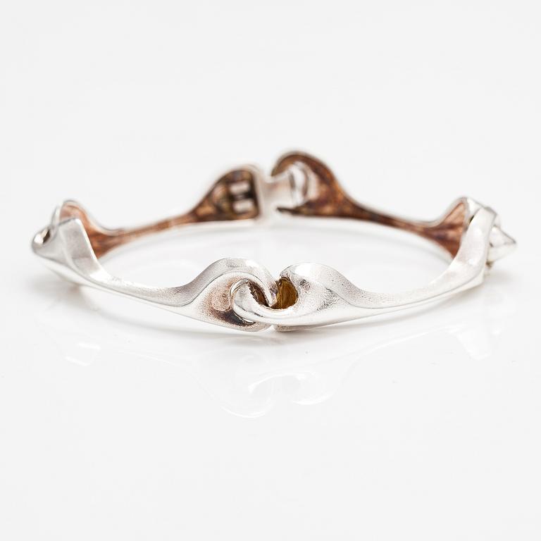 Björn Weckström, Armband "Armilla", sterlingsilver. Lapponia 1977.