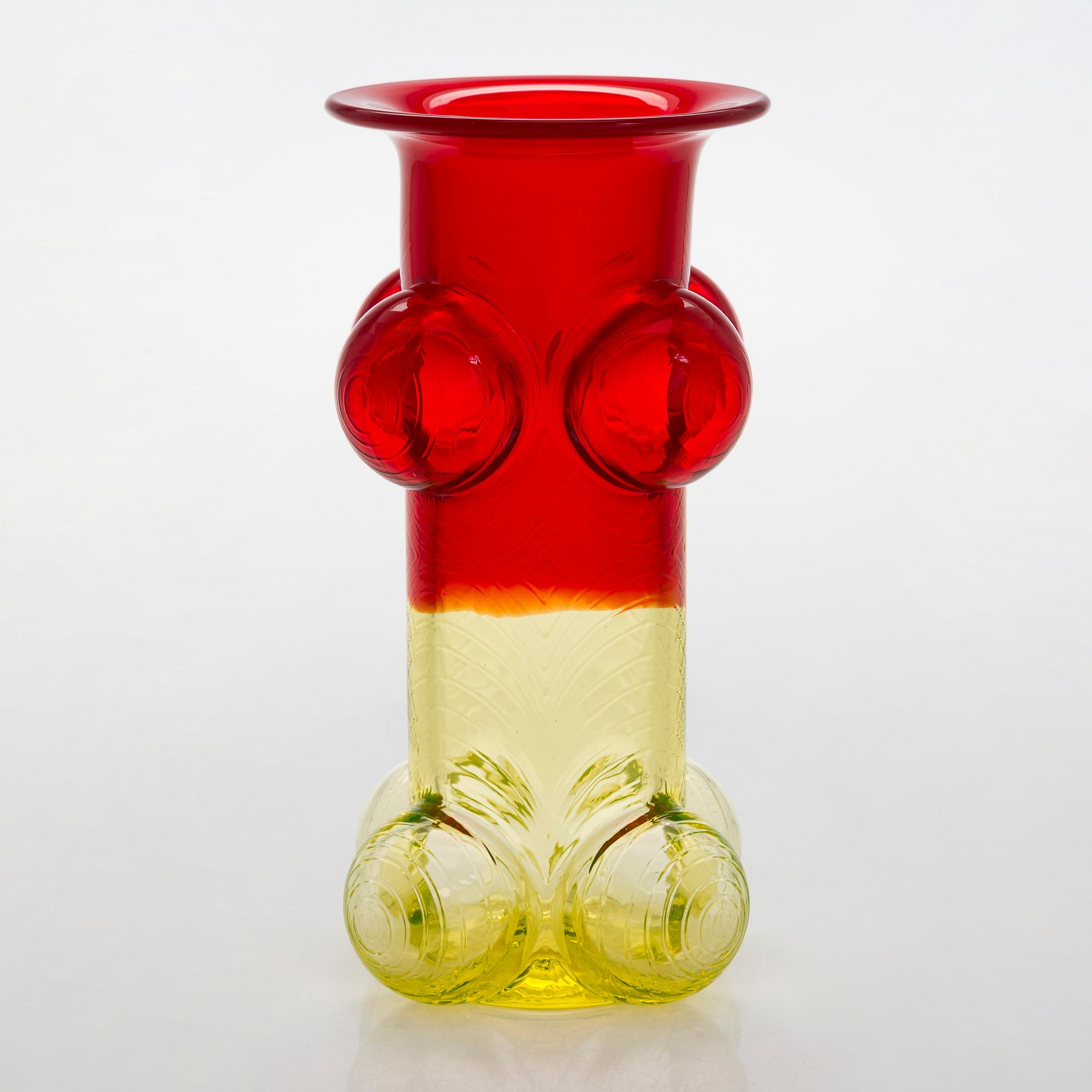 Nanny Still, "Pajazzo", Riihimäen Lasi Oy. Signeeraamaton.