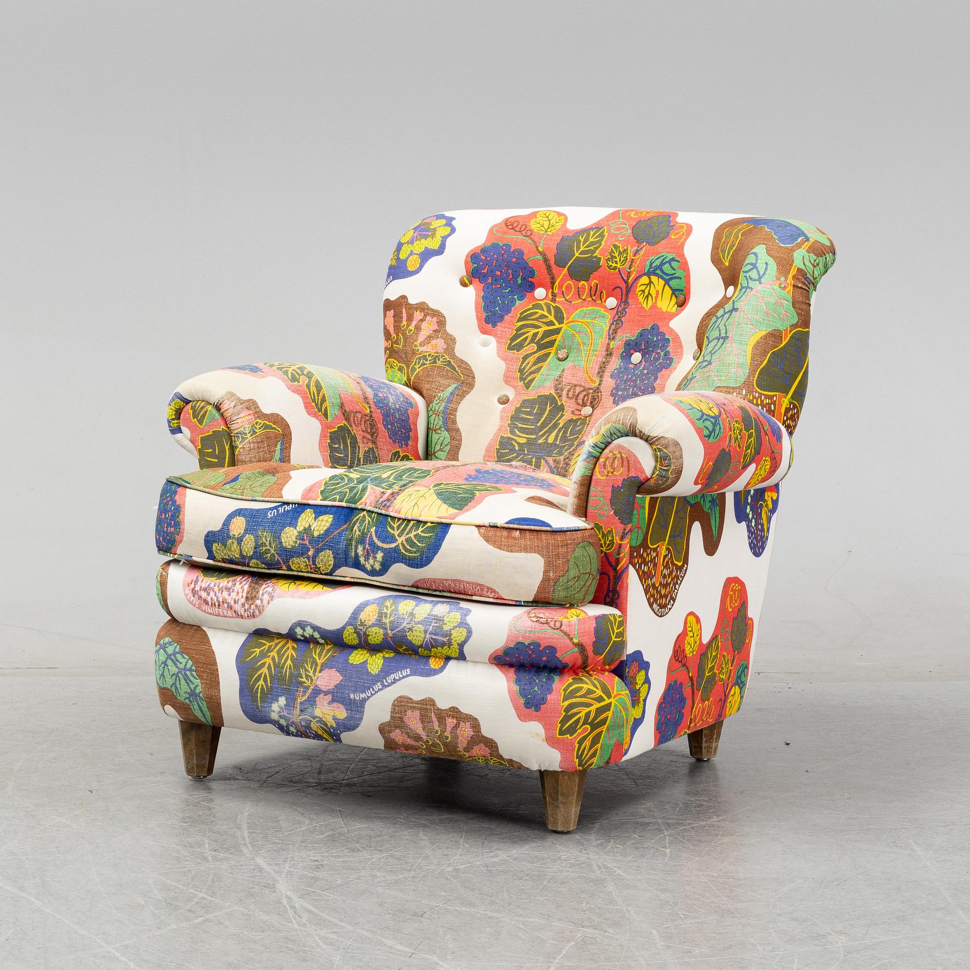 Josef Frank, a model 568 armchair, Svenskt Tenn.