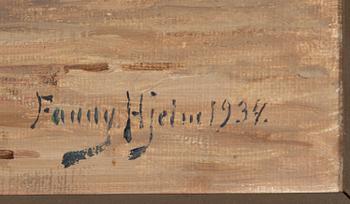 Fanny Hjelm, Violets and snowdrops.