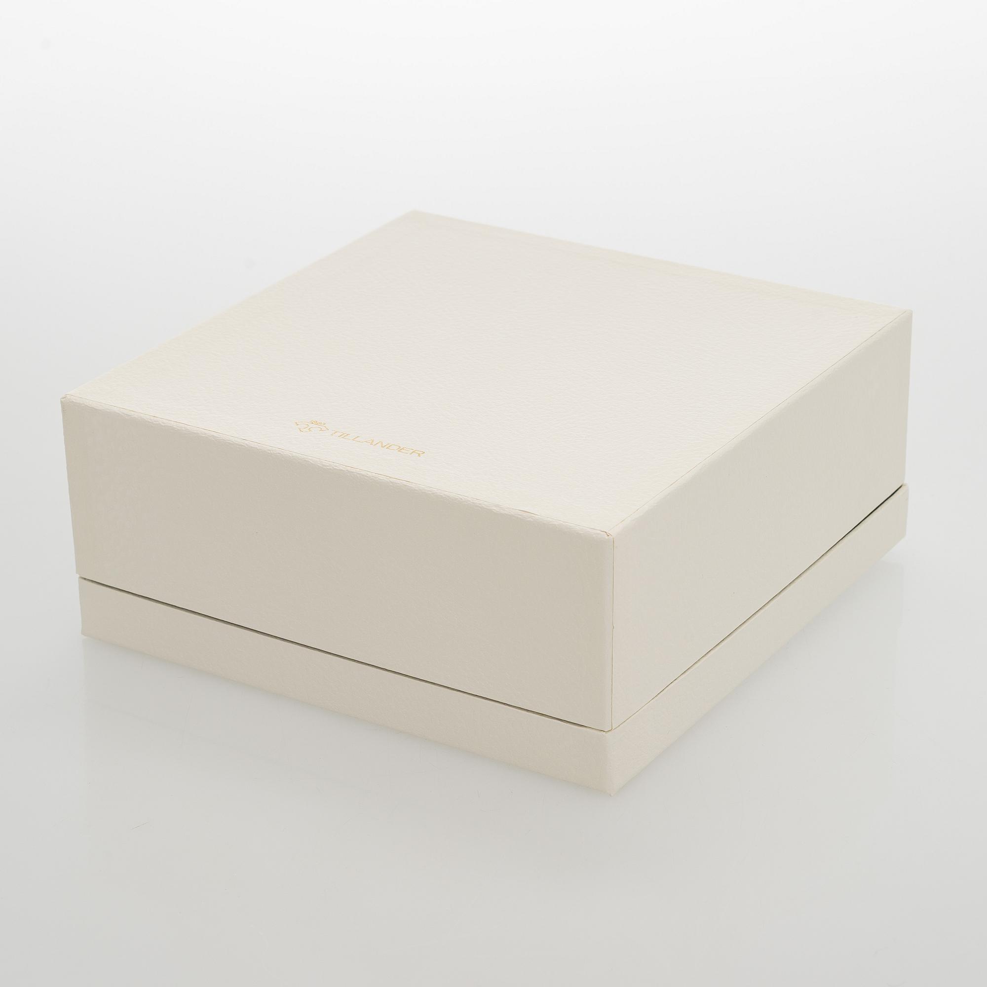 A sterling silver and enamel bowl, maker's mark of A. Tillander, Turku 2005.