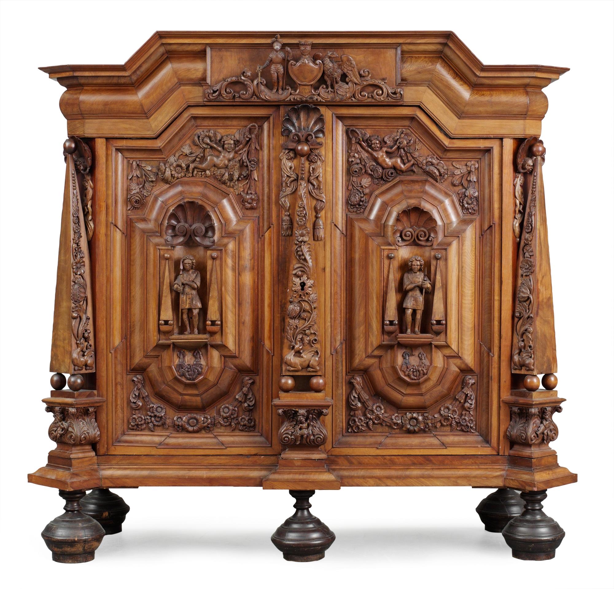 A Baroque-style cupboard.