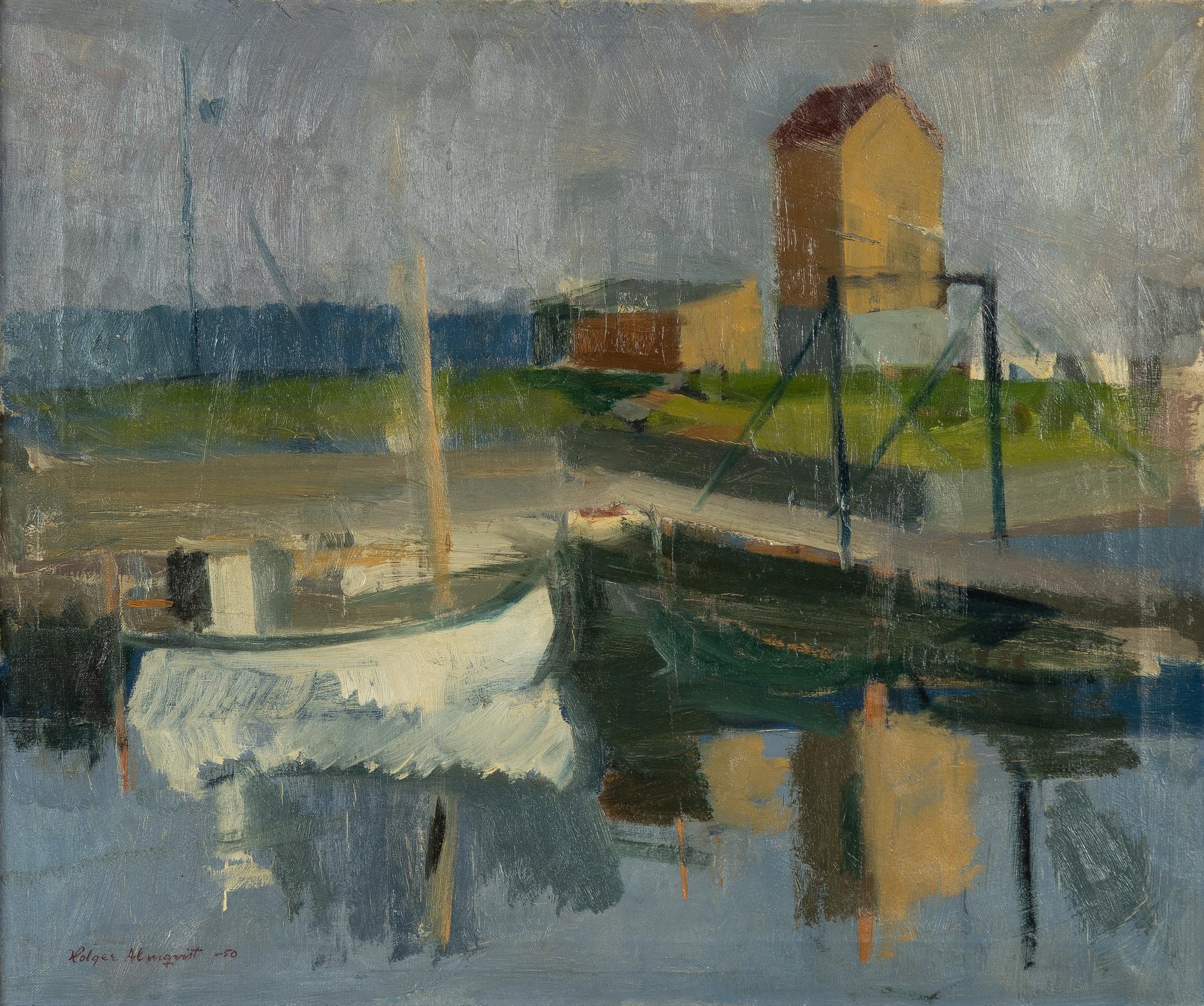 Holger Almqvist, Hamnscen.