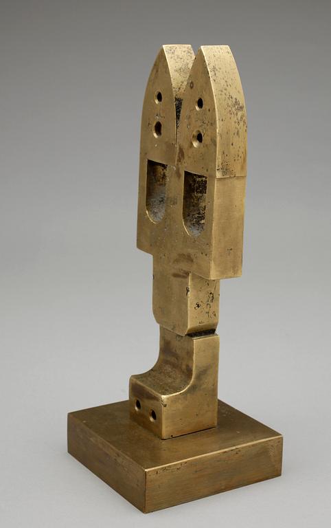 EDUARDO PAOLOZZI. Skulptur. Mässing/Brons,